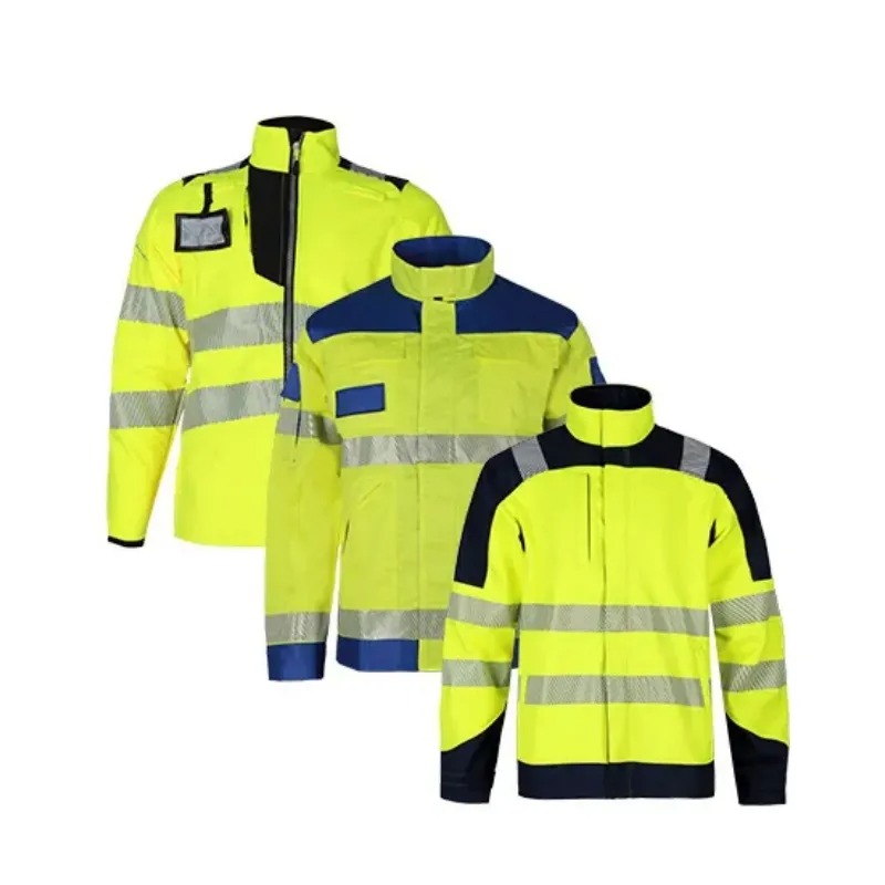Worker Sign Jacket Safety Work Jacket with Reflective Strips for Construction ...