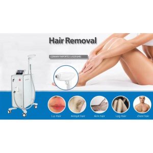 150J 808nm Painless Laser Hair Removal Machine 12mmX12mm Spot