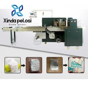 4.3KW Baby Diaper Packing Machine Diaper Bag Forming Machine Multifunction