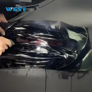 Dark Purple Car Headlight Protection Film Nano Coated Not Yellowing TPU PPF