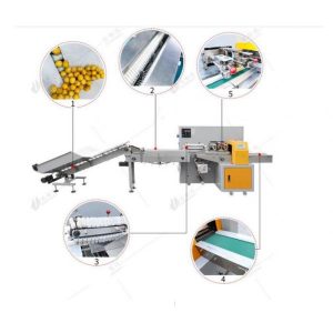 Fruit And Vegetables Multi Packing Machine 100-230 Bag / Min