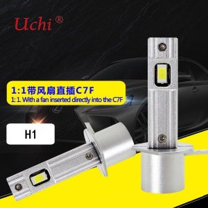 H1 3240LM Led Through Hole Fan Energy-Saving Car Headlight High Low Beam Bulbs