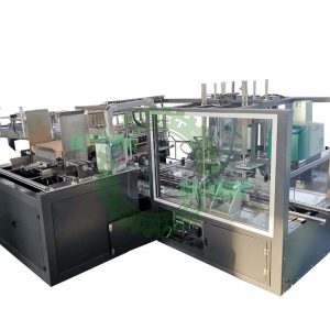 Hot Glue One Piece Box Carton Packing Machine