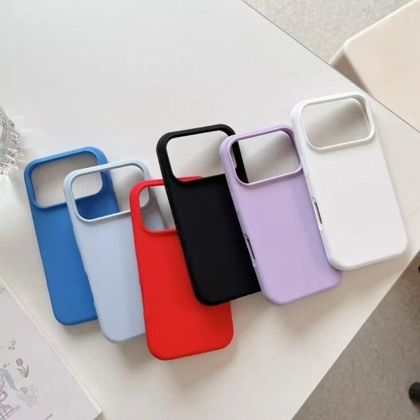 Liquid Silicone Mobile Phone Case Covers for Apple Phone 17